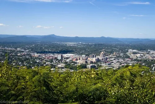 Another view down on Roanoke from the Roanoke Star Viewpoint, Virginia