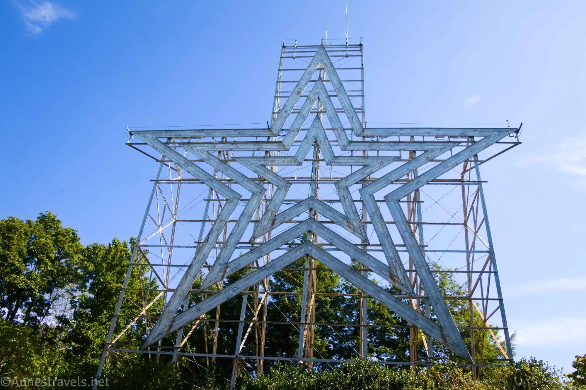 The Roanoke Star above Roanoke, Virginia