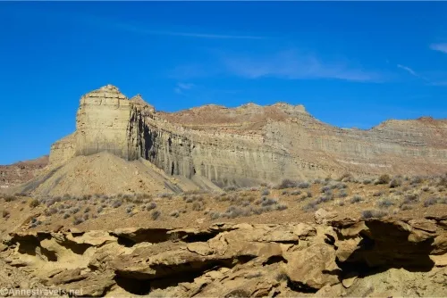 The butte above the Wiregrass Canyon Trailhead, Glen Canyon National Recreation Area, Utah