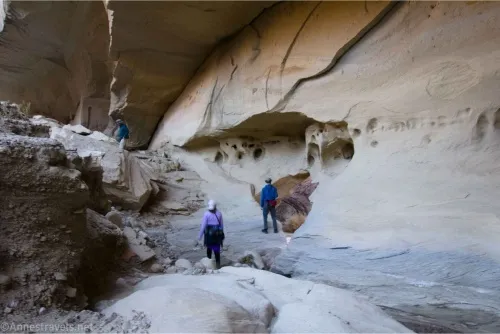 Approaching Wiregrass Arch - you can't miss it! Wiregrass Canyon, Glen Canyon National Recreation Area, Utah