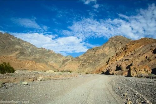 The mouth of Echo Canyon, Death Valley National Park, California