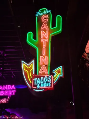 Tex-Mex Cantina sign at Marinda Lambert's Casa Rosa, Nashville, Tennessee