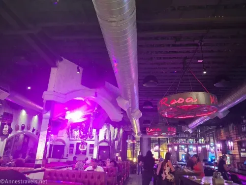 Restaurant on the second floor of Marinda Lambert's Casa Rosa, Nashville, Tennessee