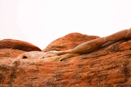 Magpie Arch (on the right and in the center) in Devils Garden, Arches National Park, Utah