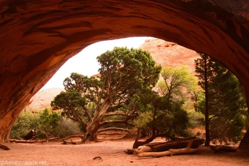 My dream photo at Navajo Arch in Devils Garden, Arches National Park, Utah