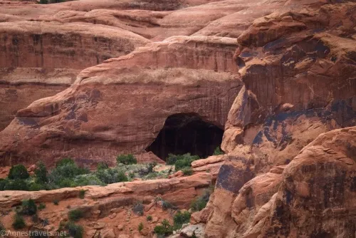 Closeup of Black Arch, Arches National Park, Utah