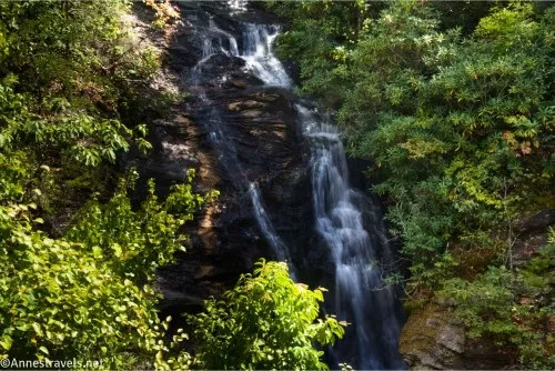 The Upper Cascades from the official viewing area, Hanging Rock State Park, North Carolina
