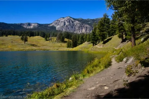 My first view of Trout Lake, Yellowstone National Park, Wyoming