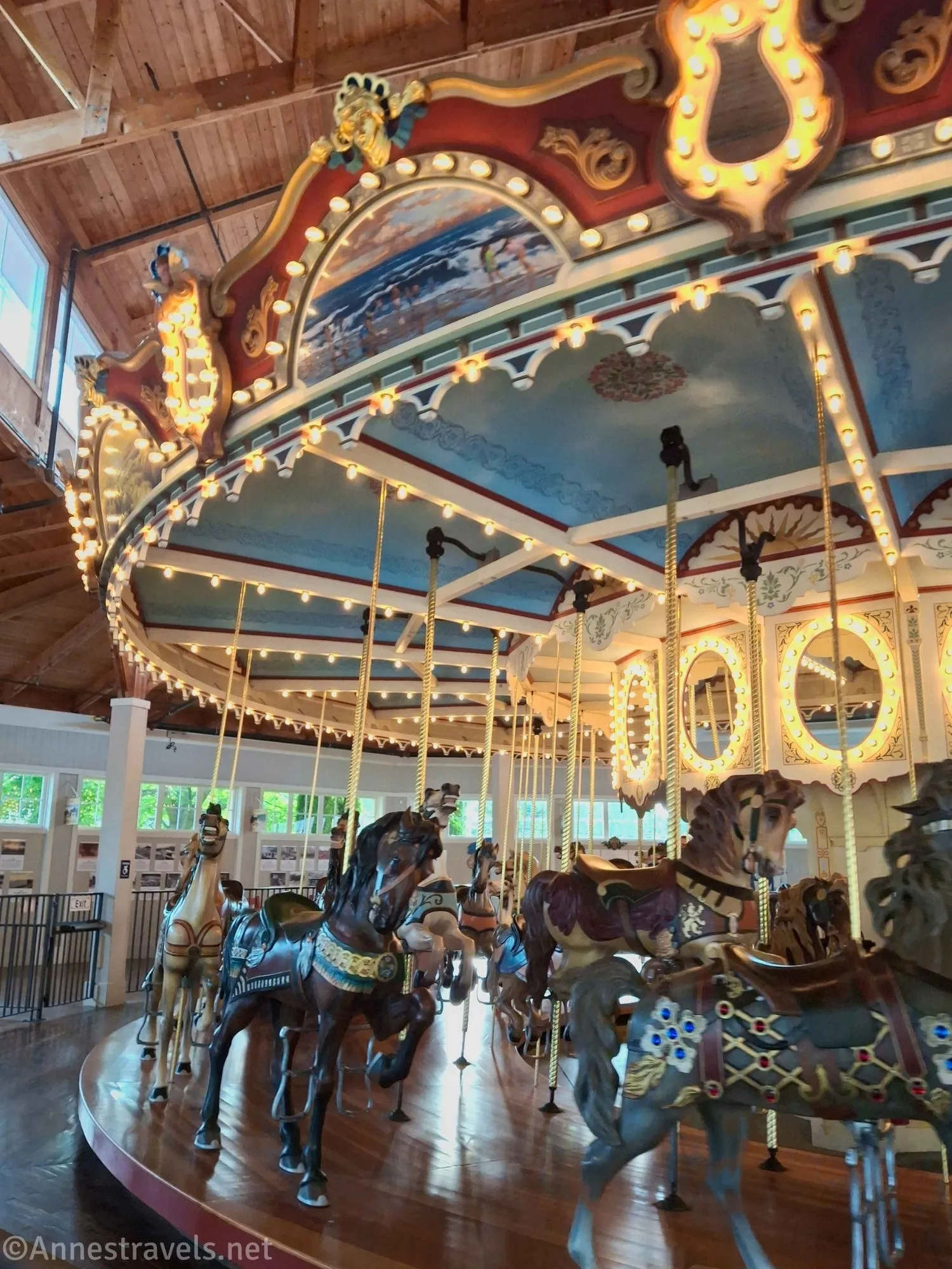 The new carousel at SeaBreeze Amusement Park, New York