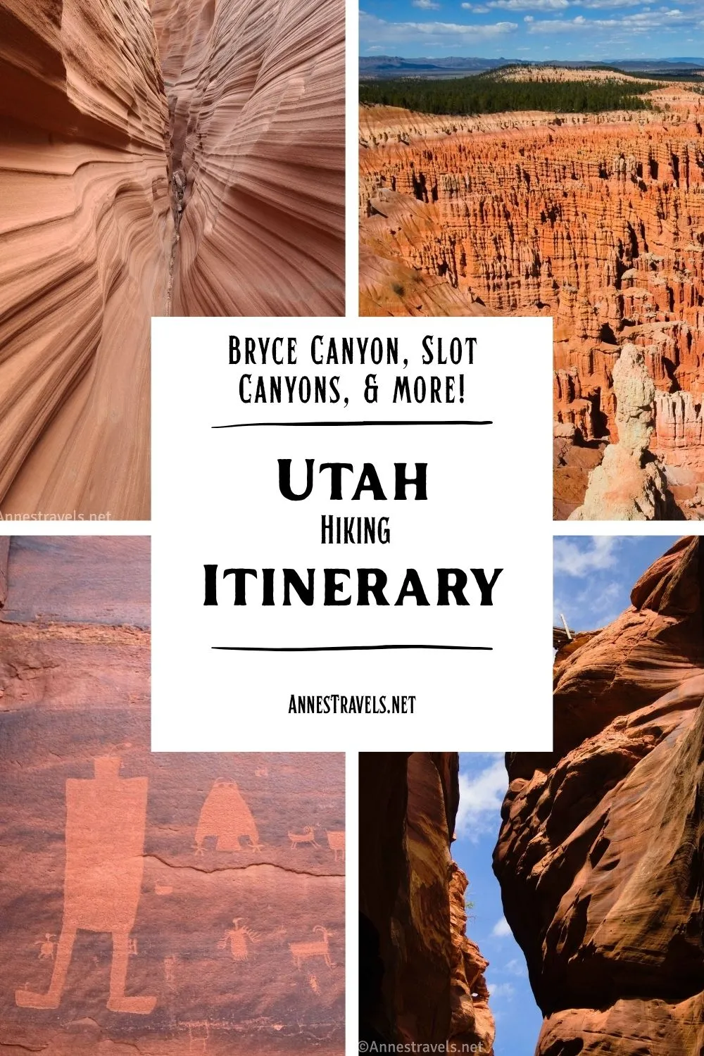 Photo collage from a trip to Bryce Canyon, Grand Staircase-Escalante, Hanksville, and more!