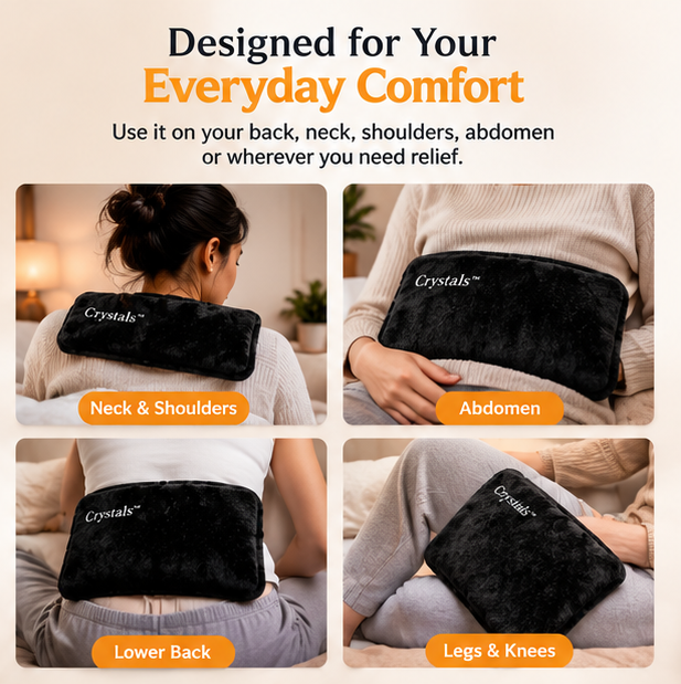 Rechargeable hot water bottle for home comfort