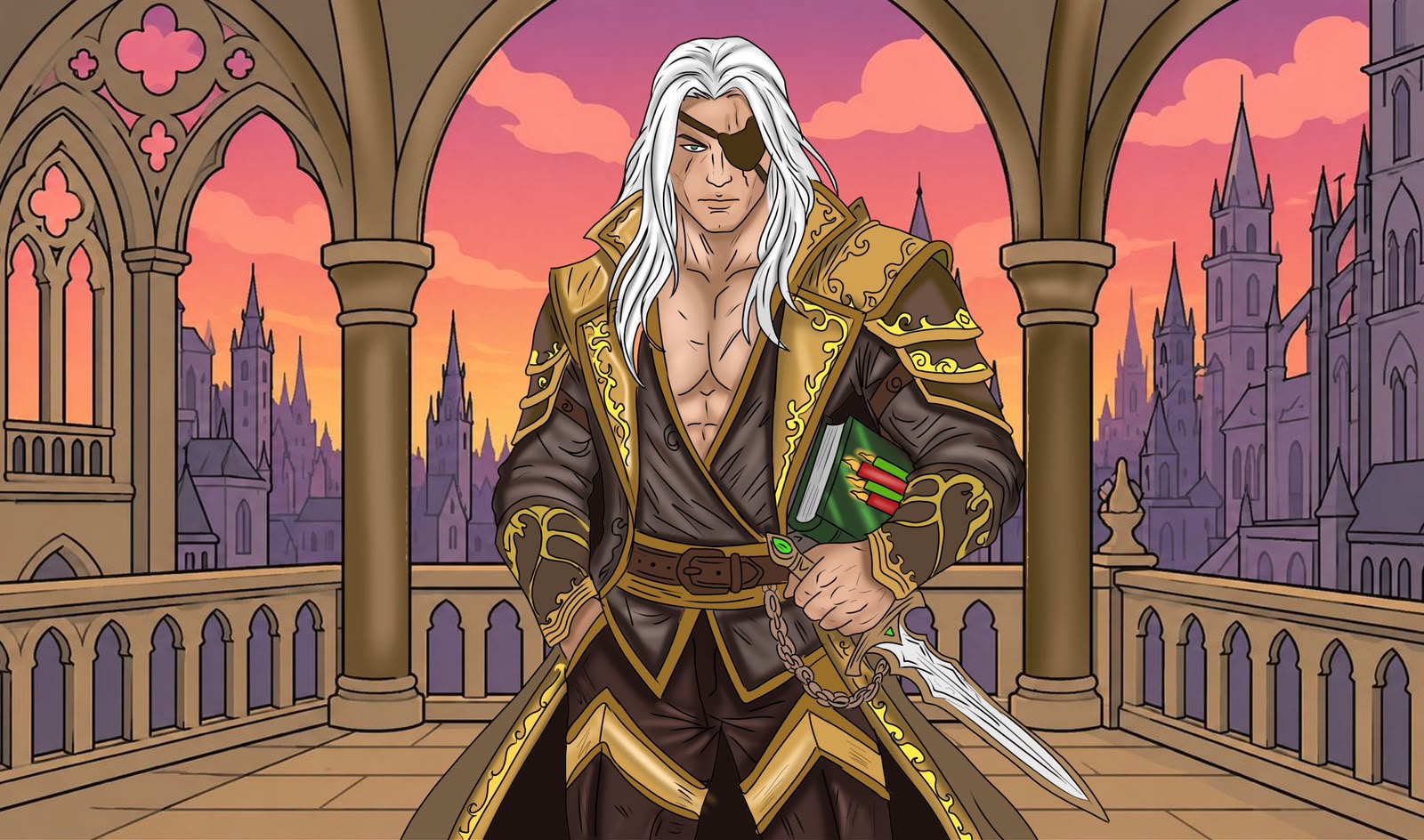 Custom Fantasy Character Illustration | Medieval Warrior Concept Art