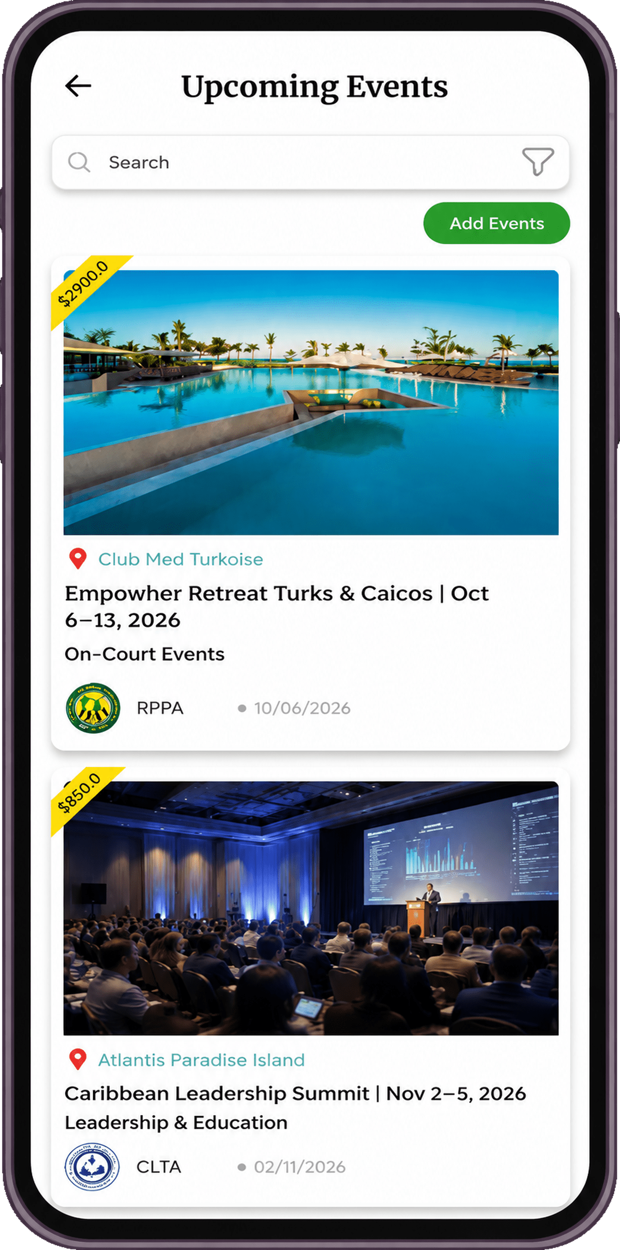 Upcoming Events