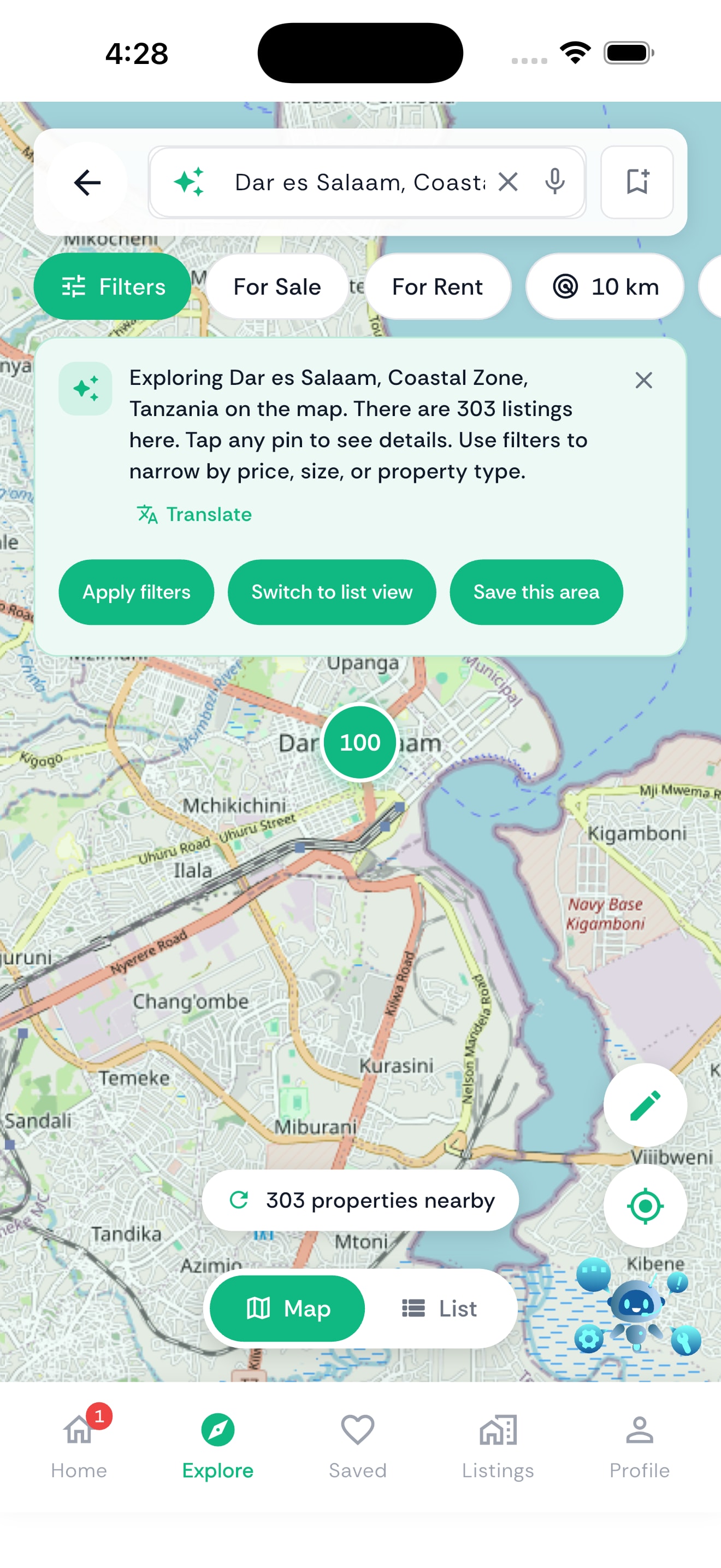 Search Map