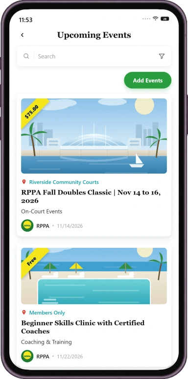 Upcoming Events