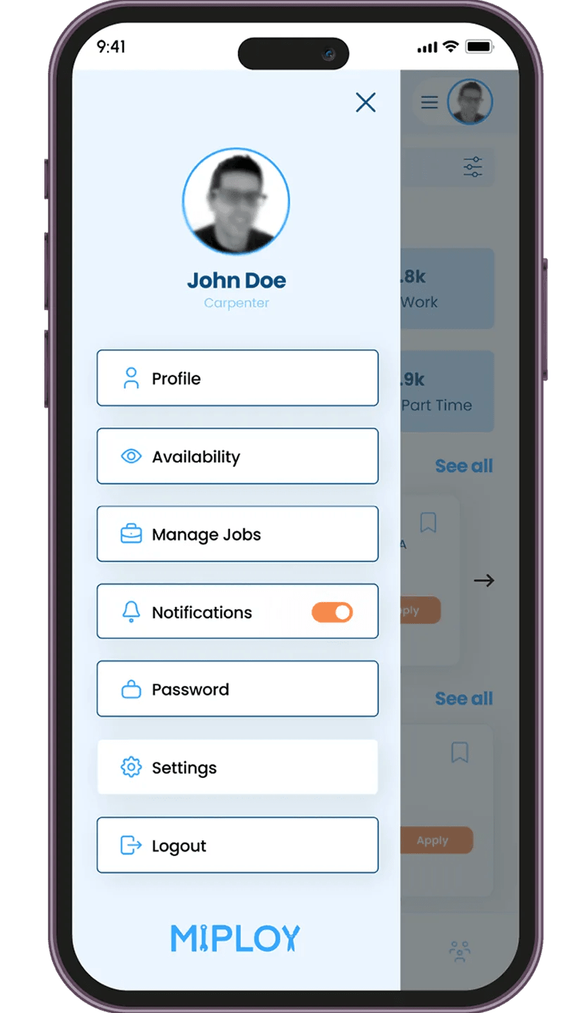 Miploy AI Work Marketplace App - project overview