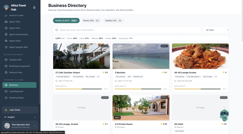 AI-Powered Travel-Operations SaaS for African Tour Operators - screenshot 4