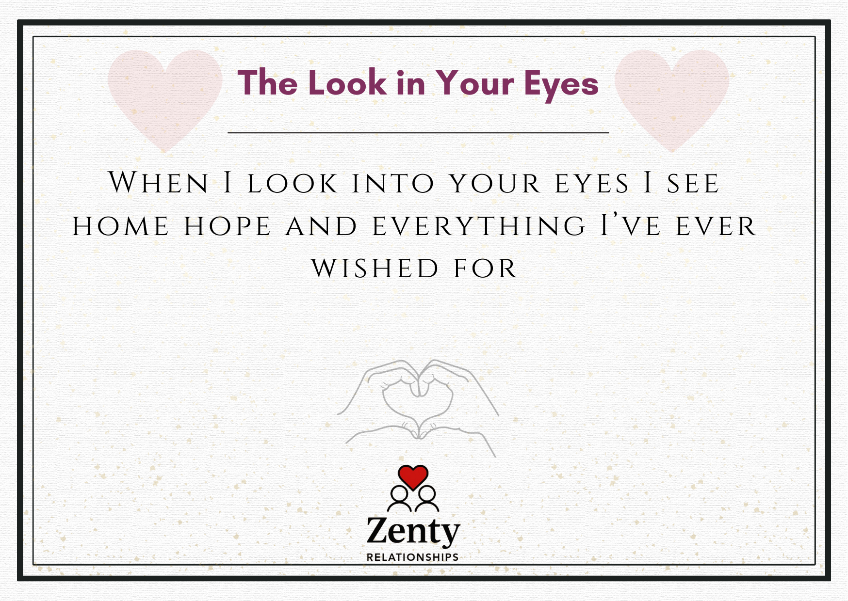 Love Card Example 1