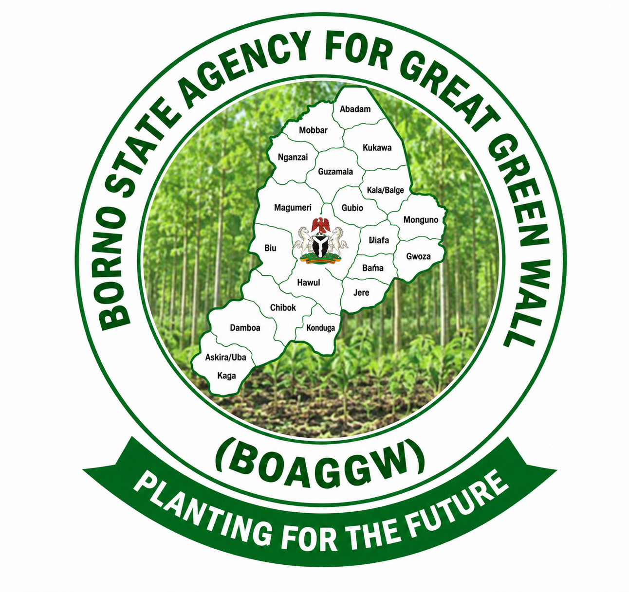 Borno State Agency for Coordination of sustainable development and humanitarian response logo