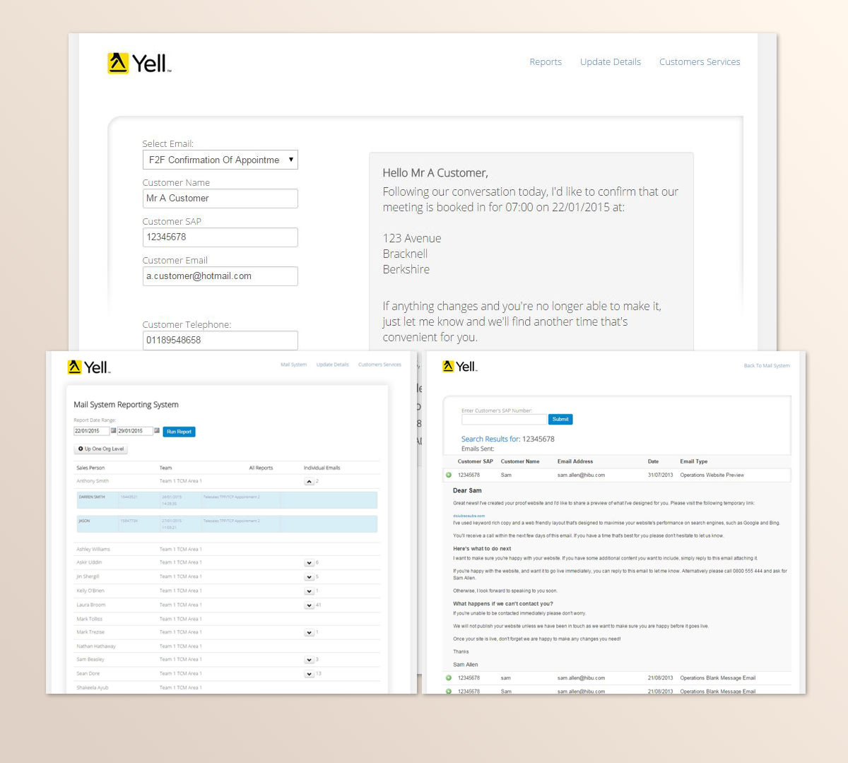 Yell Mail System