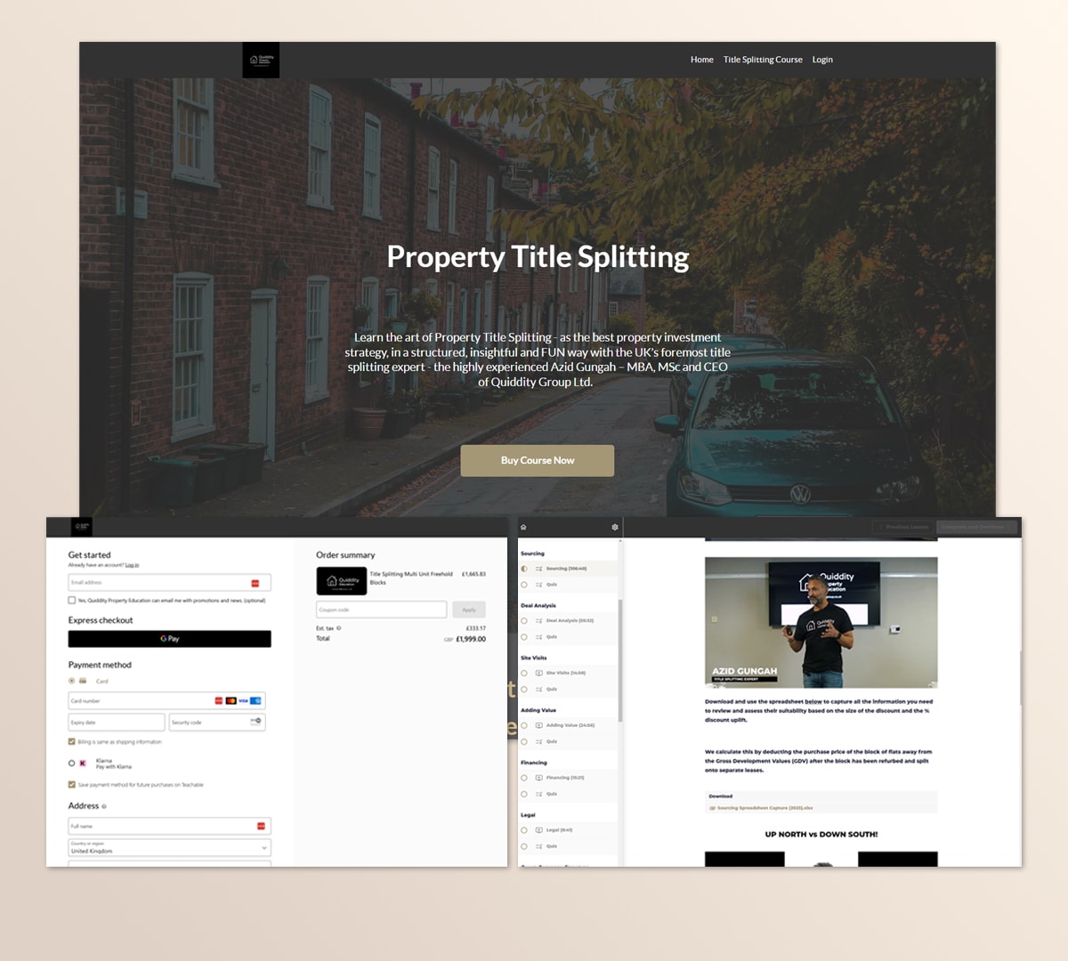 Quiddity Education Website