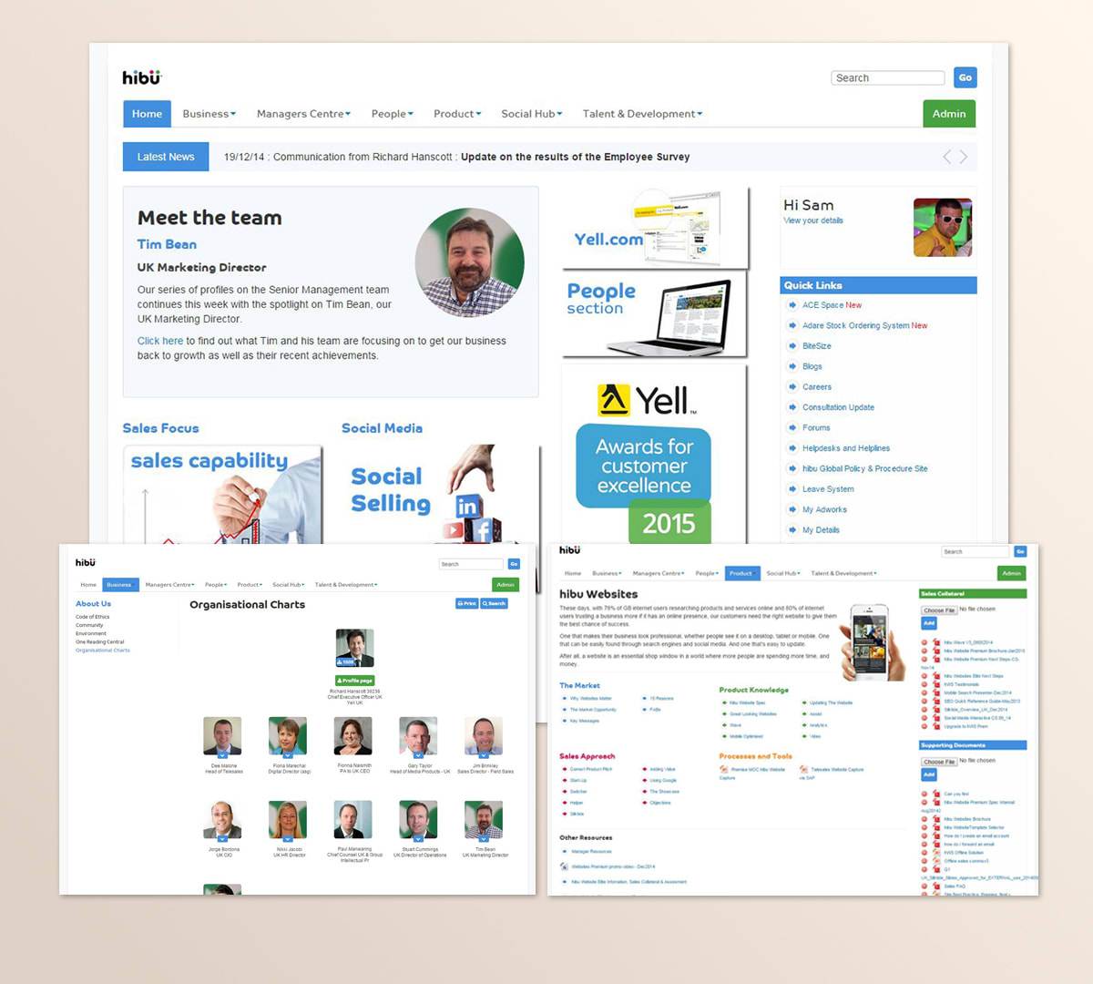 hibu (UK) Intranet