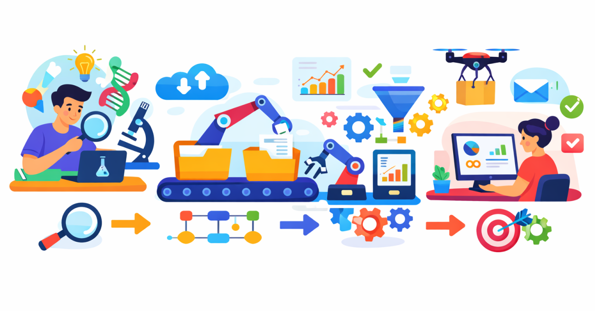 research automation workflow steps