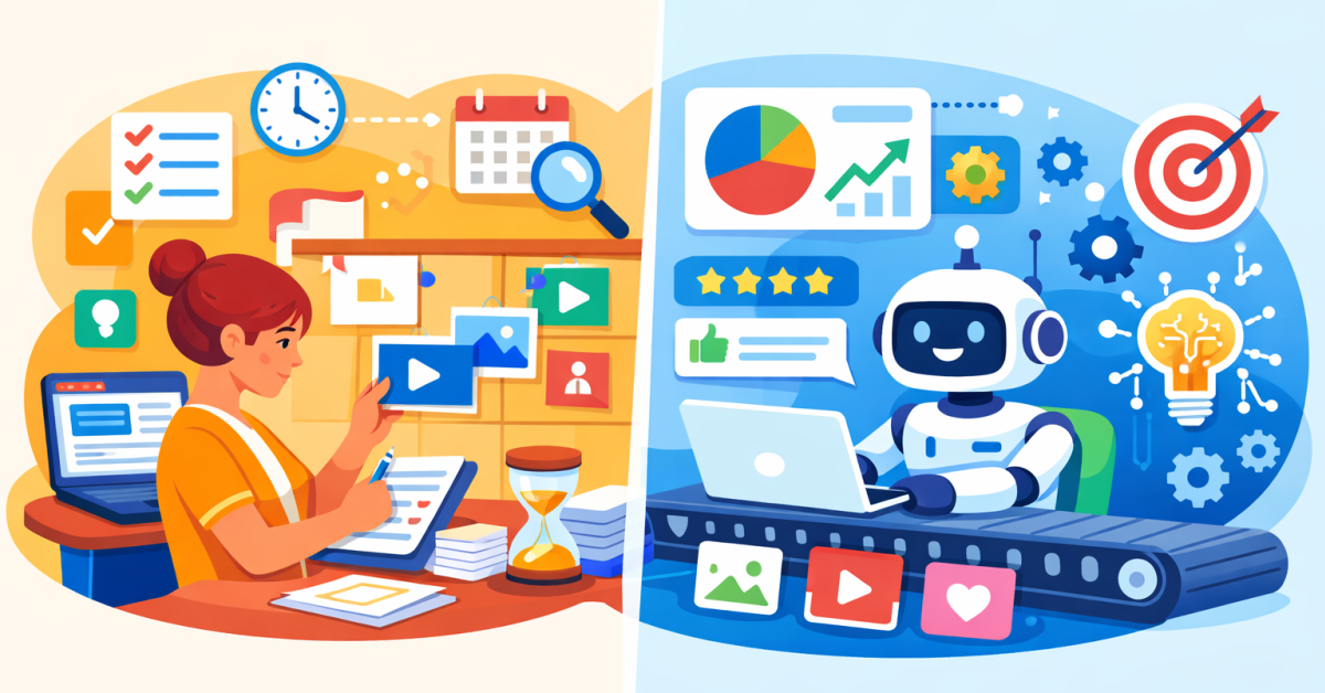 manual vs automated content decisions