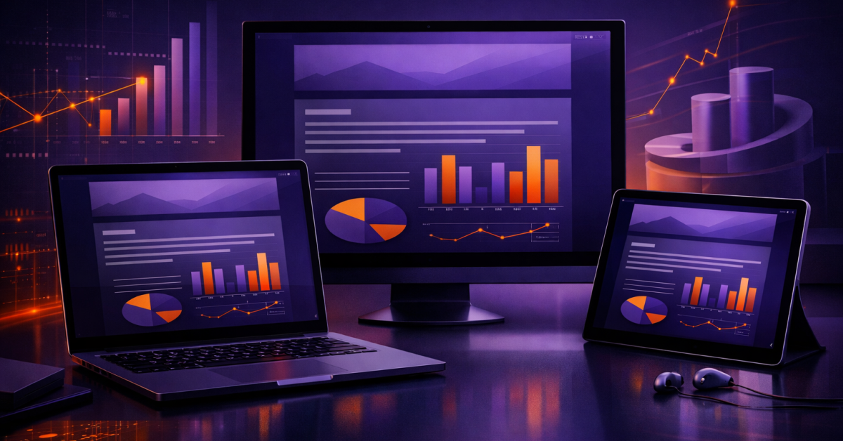 identical content templates on screens