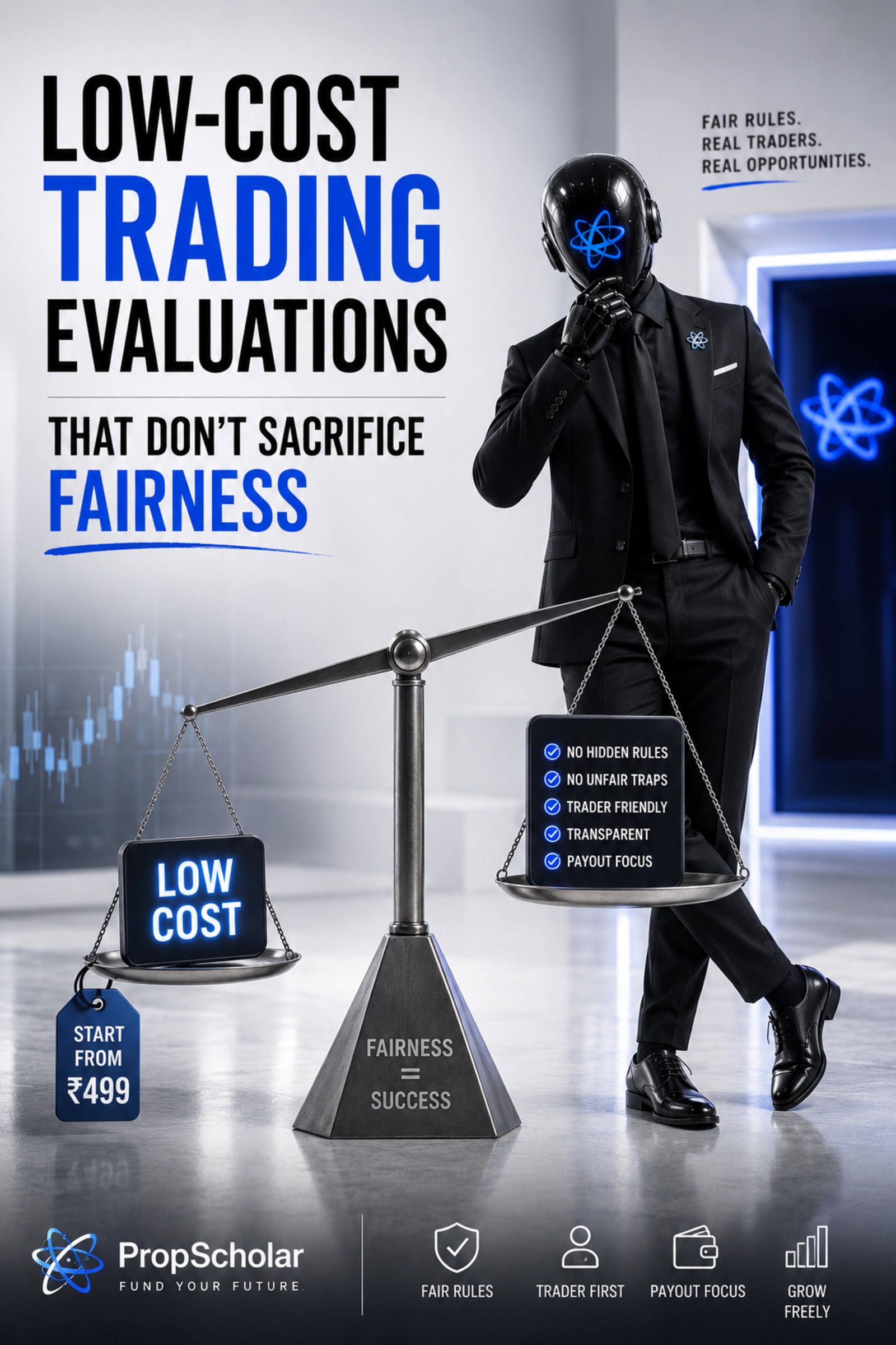 Low-Cost Trading Evaluations That Don't Sacrifice Fairness