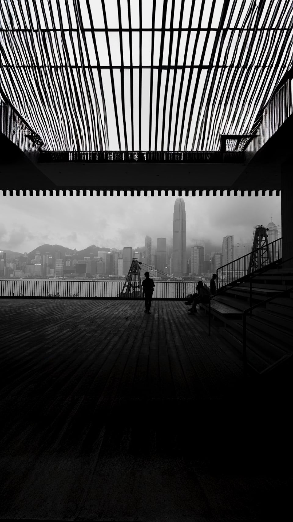 City in the background