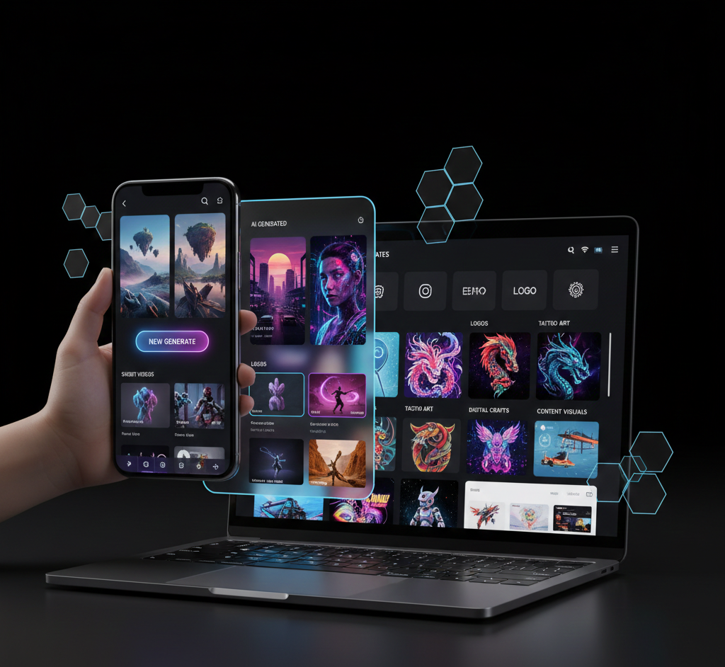 AI Image Generator – Create Images, Videos, Logos & Art…