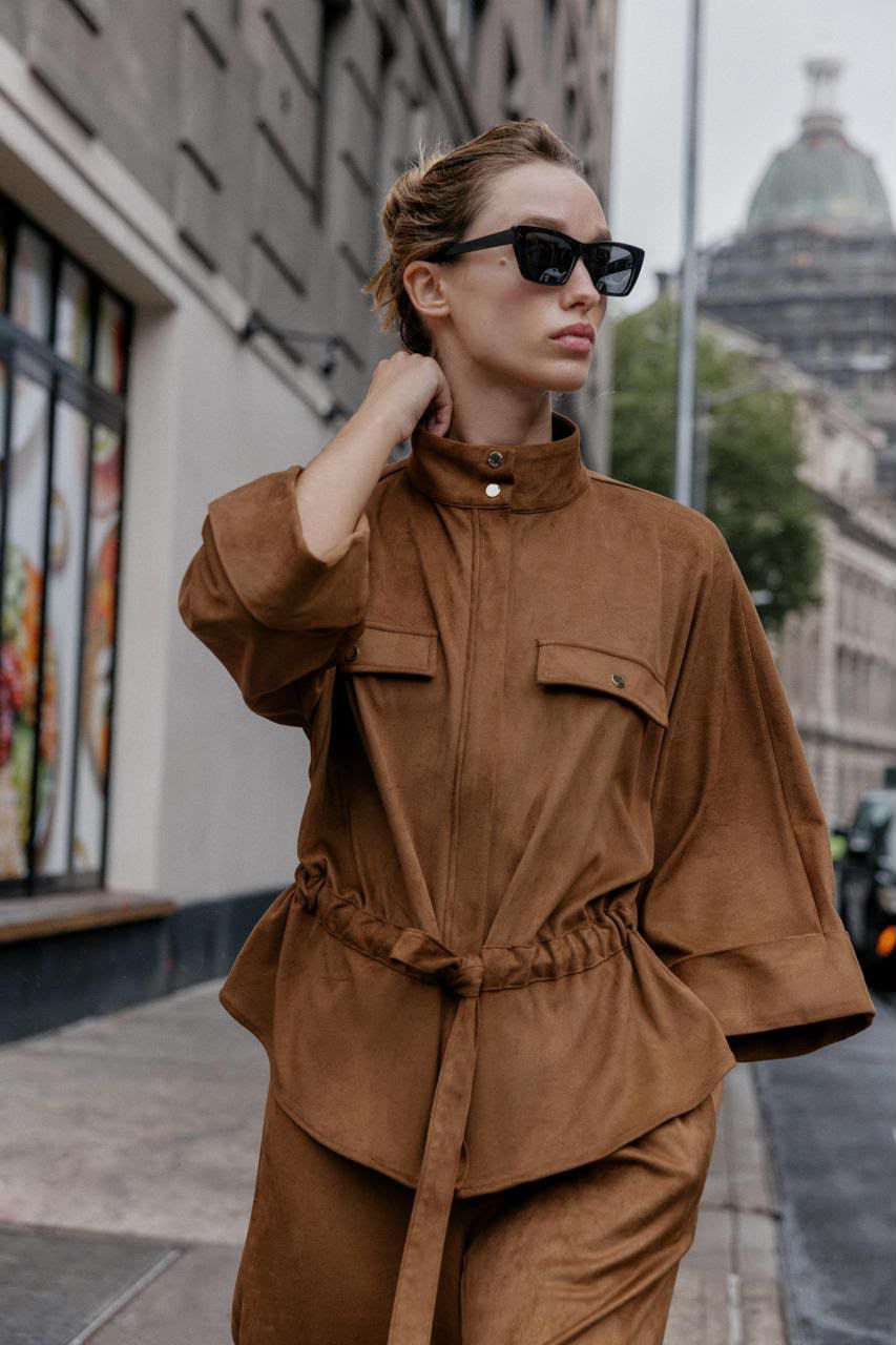Suede Two-piece Sets 