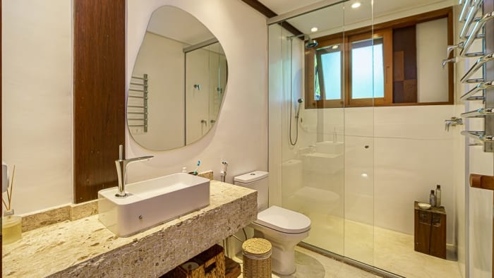 Casa nova no Condominio Iporanga com linda vista para o mar para locação anual — foto 13