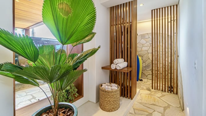 Casa nova no Condominio Iporanga com linda vista para o mar para locação anual — foto 19