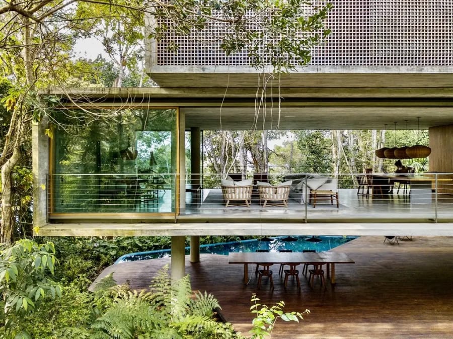 Casa para locação temporada em Iporanga com Projeto Assinado pelo Arquiteto Marcio Kogan