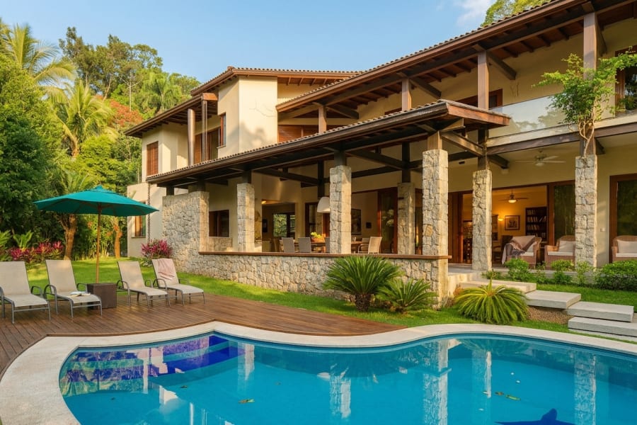 Casa a 30 Metros da Praia no Condomínio Iporanga | Guarujá