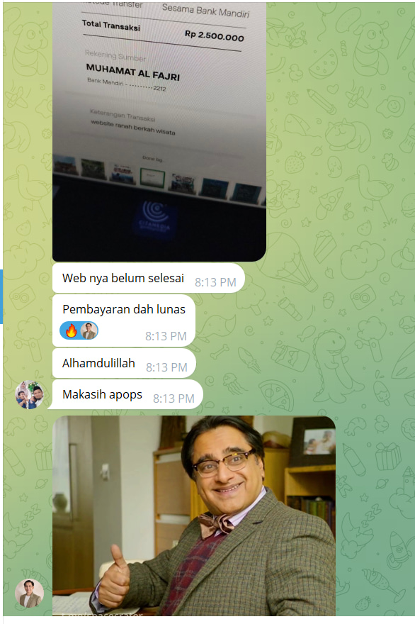 Testimoni terbaru pengguna APOPS Method for Coders 2