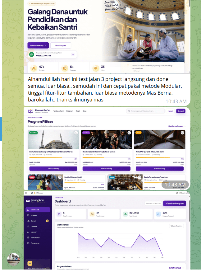 Testimoni terbaru pengguna APOPS Method for Coders 1