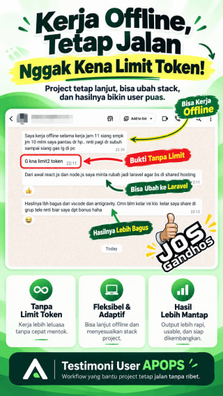 Kerja Offline Tetap Jalan
