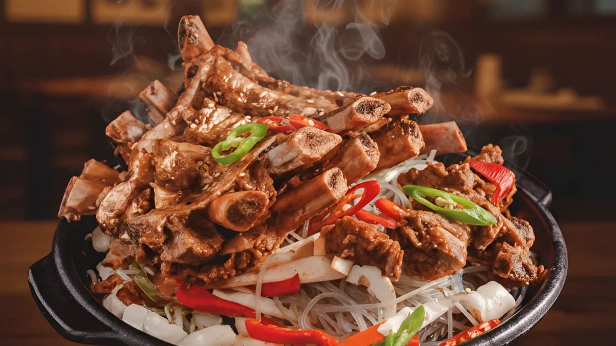 The Zzim Signature Spicy Beef Ribs - Premium Korean Galbijjim (Món Sườn Bò Hầm Cay)