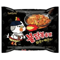 매운 한국 라면 불닭볶음면 (Samyang Buldak Spicy Chicken Noodles)
