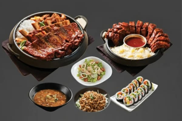 더찜의 베스트 메뉴를 한 상에! 매운갈비찜과 인기 사이드 메뉴를 가장 실속 있게 즐기는 스페셜 콤보 세트 (Special Combo Set)