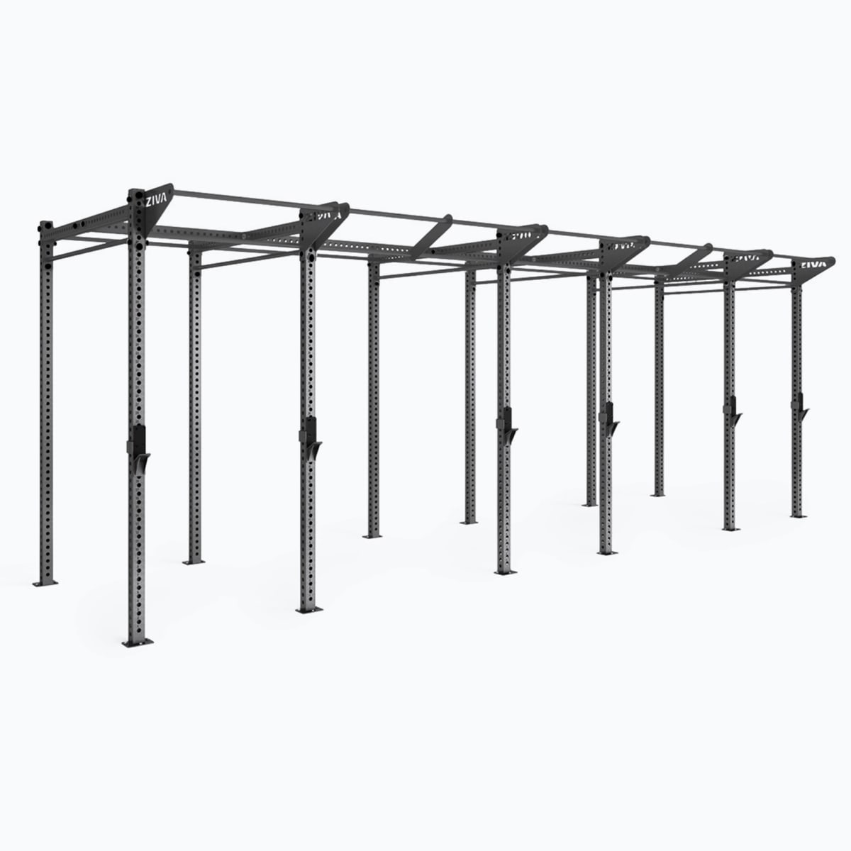 Khung Gánh Tạ, Power Racks & Giàn Rigs (Rigs & Racks) | ZIVA® 40 Giàn Khung Tập Đa Năng Độc Lập Tự Đứng ZIVA XP (Cao 2.7m (9ft), Trạm 7.3m / 24ft)
