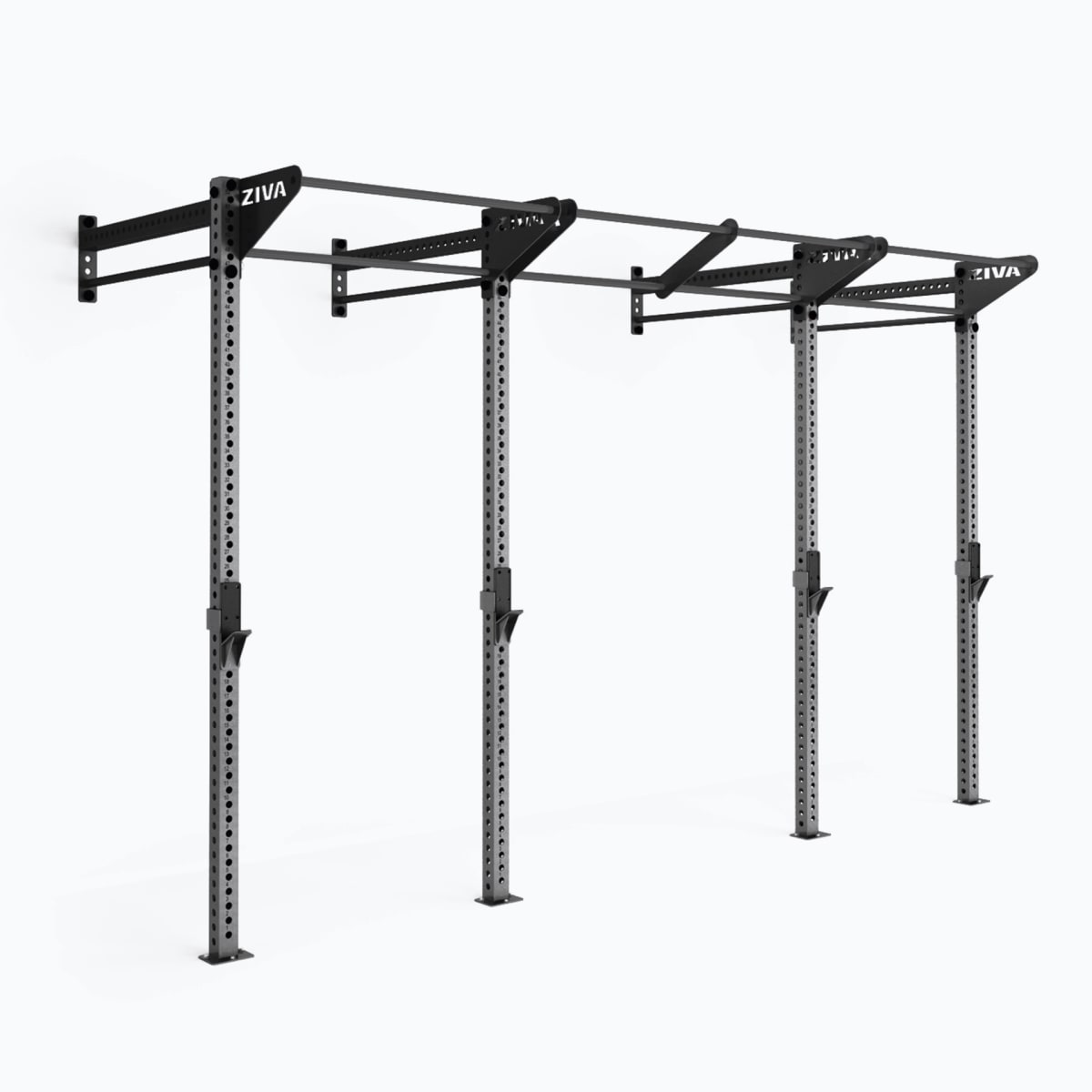 Khung Gánh Tạ, Power Racks & Giàn Rigs (Rigs & Racks) | ZIVA® 39 Giàn Khung Tập Đa Năng Gắn Tường ZIVA XP (Cao 2.7m (9ft), Trạm 4.3m / 14ft)