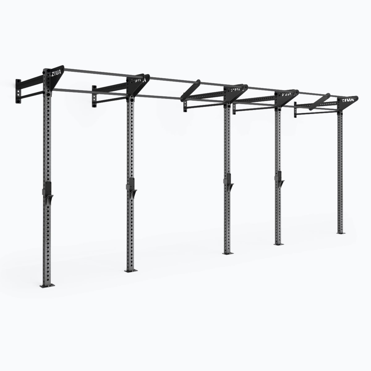 Khung Gánh Tạ, Power Racks & Giàn Rigs (Rigs & Racks) | ZIVA® 35 Giàn Khung Tập Đa Năng Gắn Tường ZIVA XP (Cao 2.7m (9ft), Trạm 6.1m / 20ft)