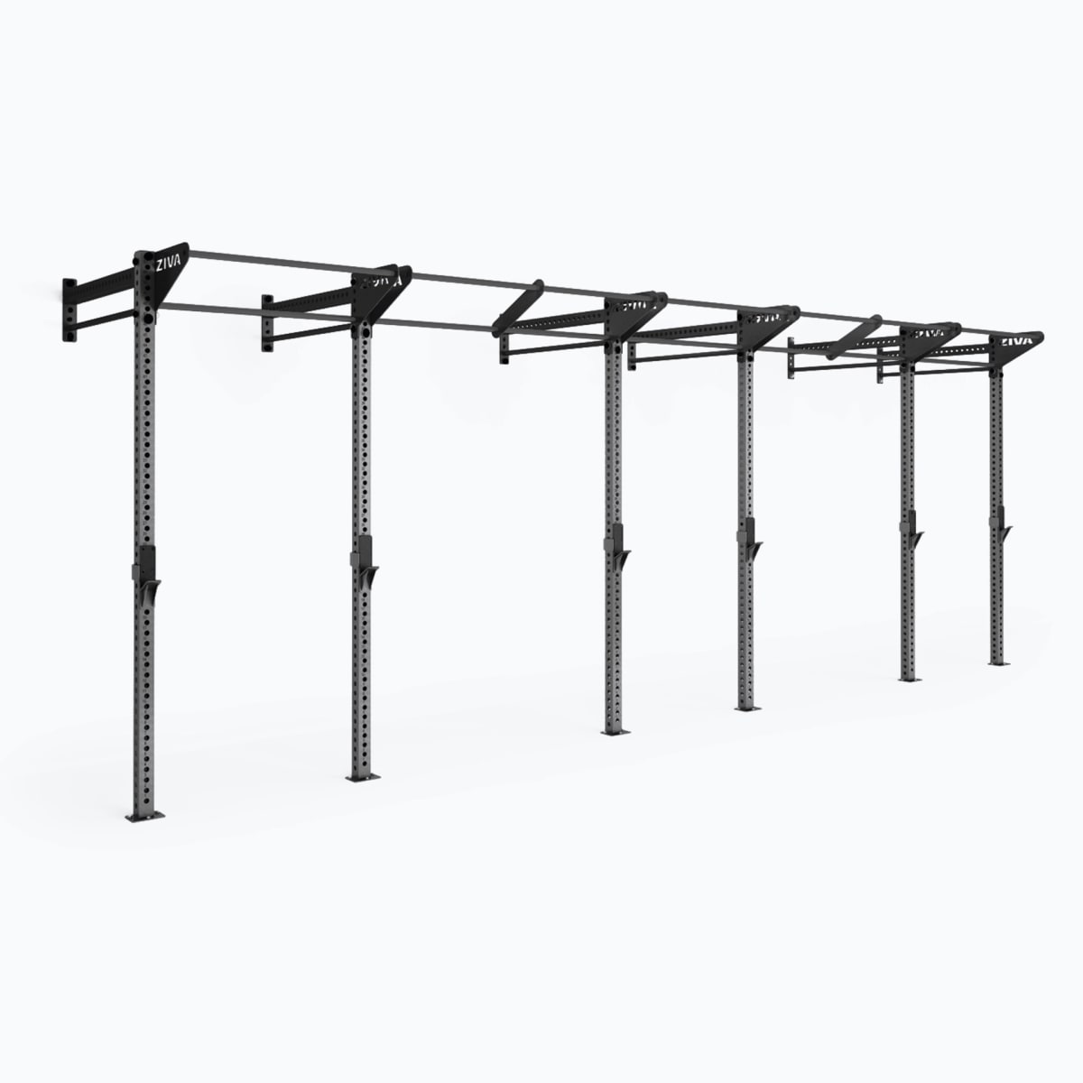 Khung Gánh Tạ, Power Racks & Giàn Rigs (Rigs & Racks) | ZIVA® 38 Giàn Khung Tập Đa Năng Gắn Tường ZIVA XP (Cao 2.7m (9ft), Trạm 7.3m / 24ft)