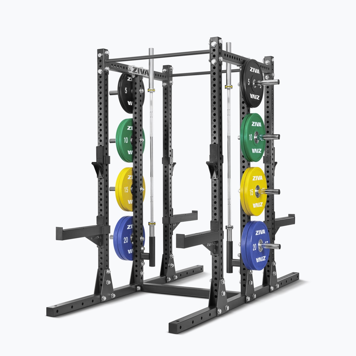 Khung Gánh Tạ, Power Racks & Giàn Rigs (Rigs & Racks) | ZIVA® 105 Khung Gánh Tạ Đôi Lưng Tựa Lưng (Double Half Rack) ZIVA XP