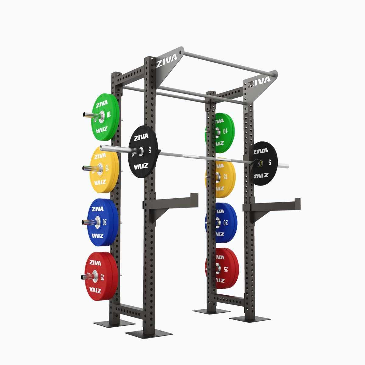 Khung Gánh Tạ, Power Racks & Giàn Rigs (Rigs & Racks) | ZIVA® 89 Khung Gánh Tạ Half Rack ZIVA XP
