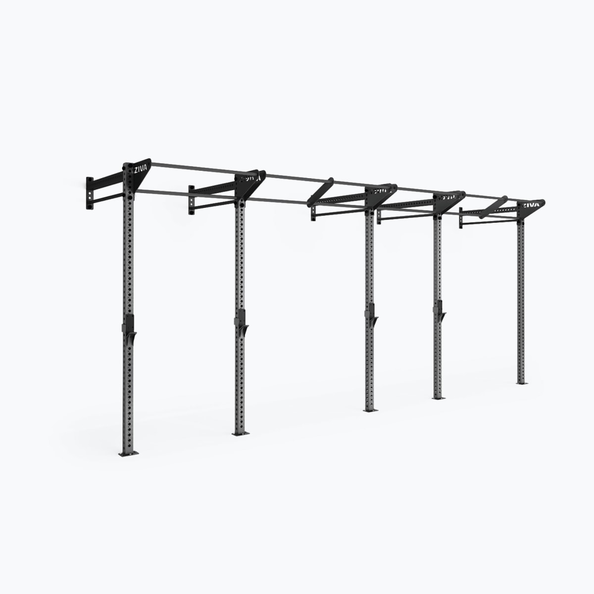 Khung Gánh Tạ, Power Racks & Giàn Rigs (Rigs & Racks) | ZIVA® 113 Giàn Khung Tập Đa Năng Gắn Tường Tiết Kiệm Diện Tích ZIVA XP (Cao 2.7m (9ft), Trạm 6.1m / 20ft)